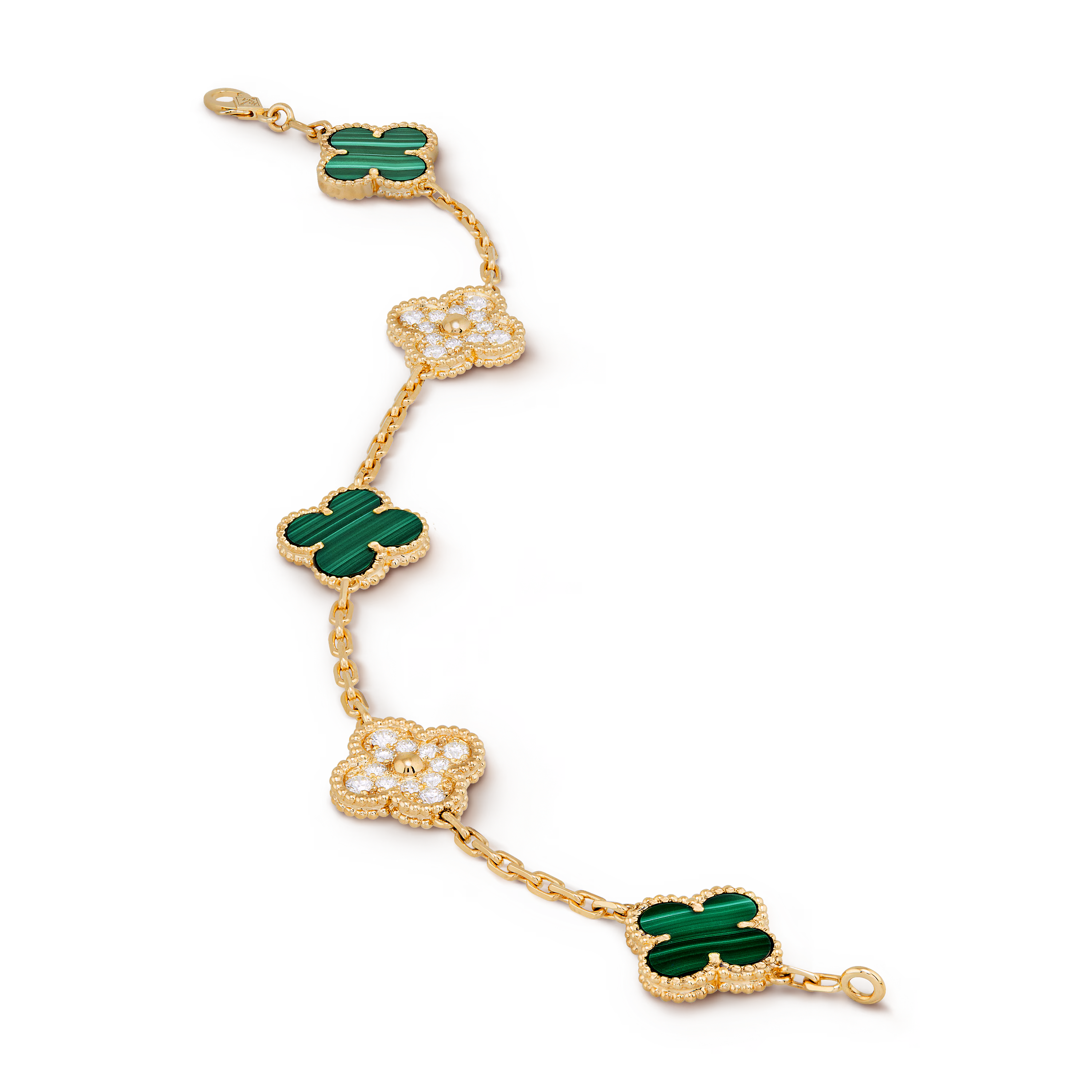 Bracelet Alhambra vintage, 5 motifs - luxuryevafr