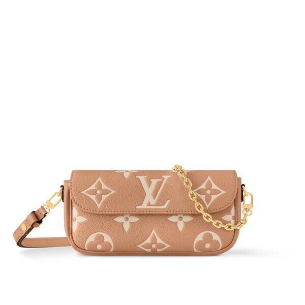 Portefeuille à chaîne Louis Vuitton M12758 Ivy Arizona / Crème - luxuryevafr