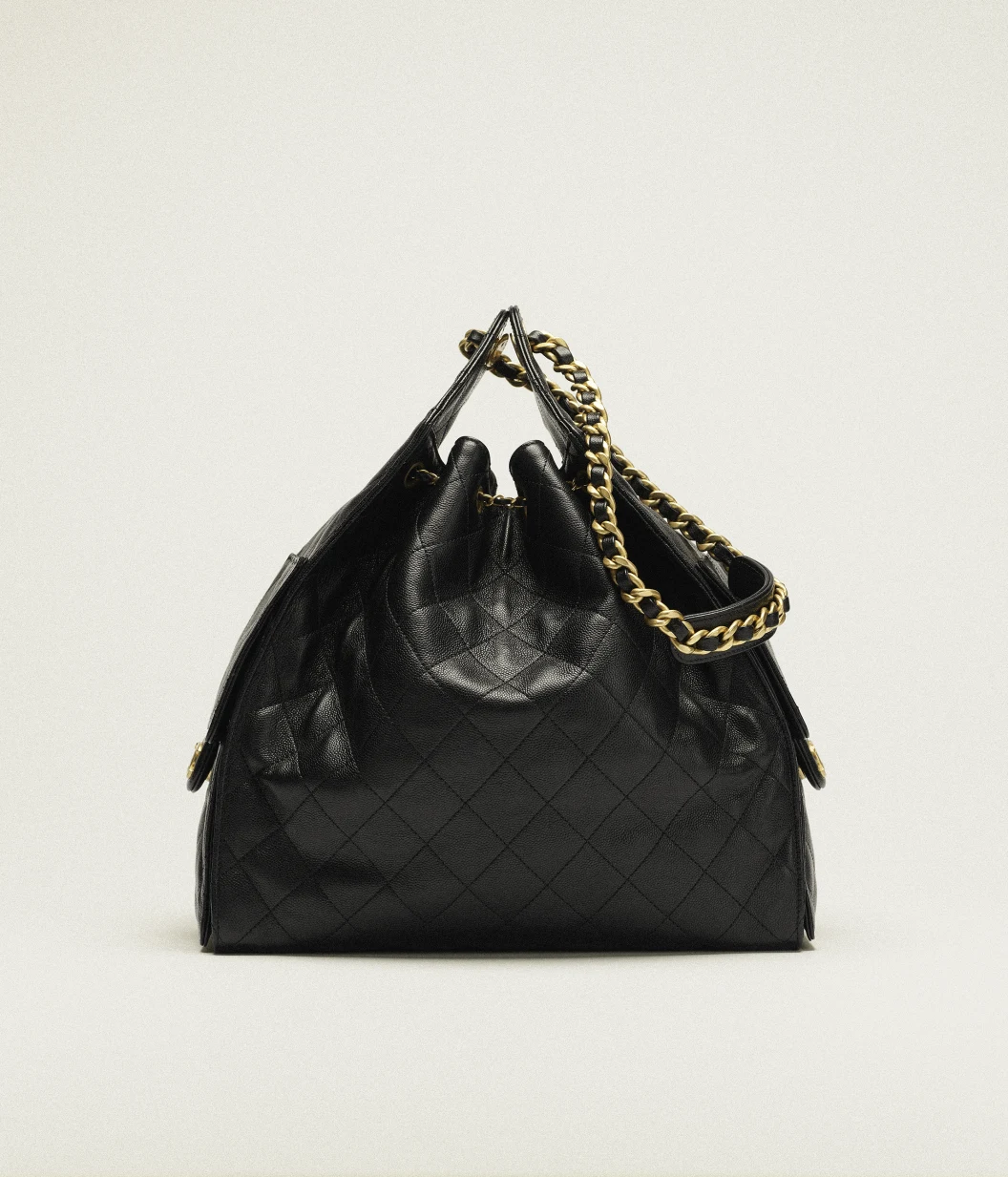 Sac à main CHANEL 25 moyen noir - luxuryevafr