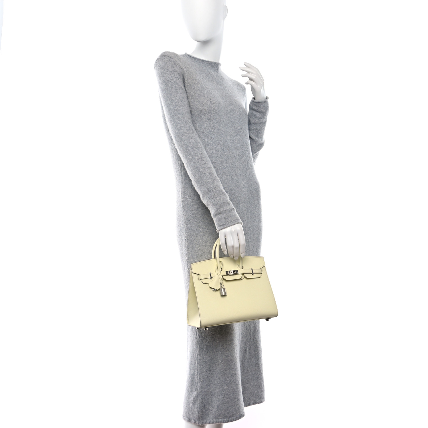 Epsom Birkin Sellier 25 Jaune Milton - luxuryevafr