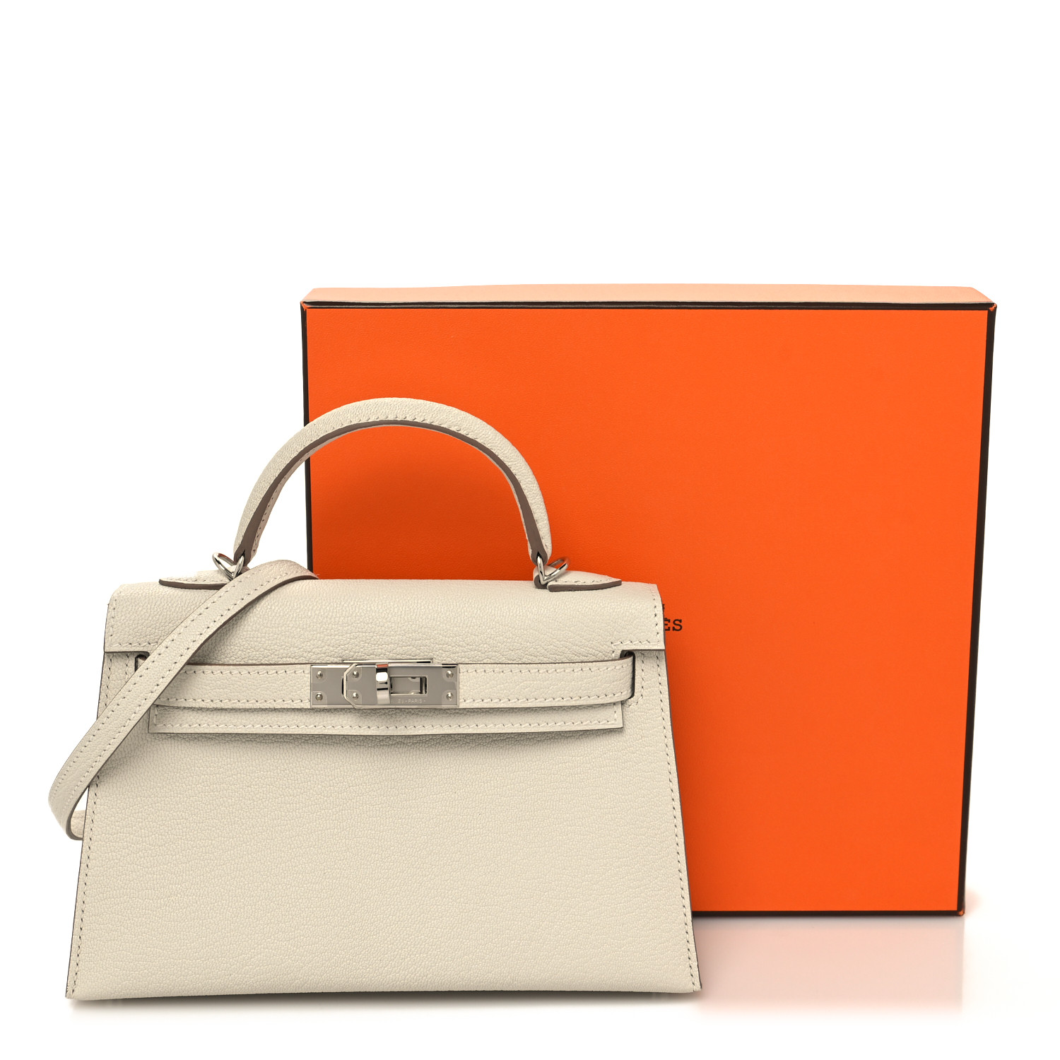 Hermès Mini Kelly 20 — Chèvre Champignons - luxuryevafr