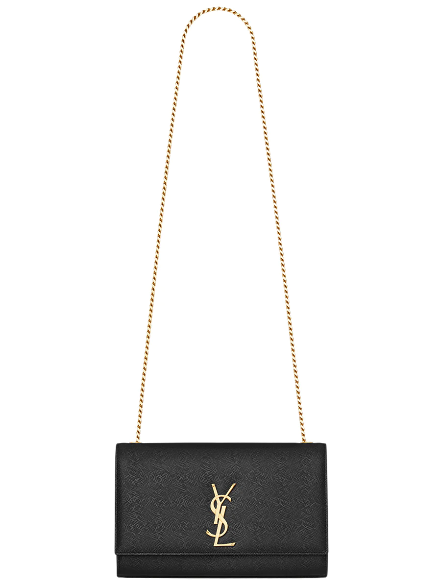 Kate Medium en cuir gaufré grain de poudre - luxuryevafr