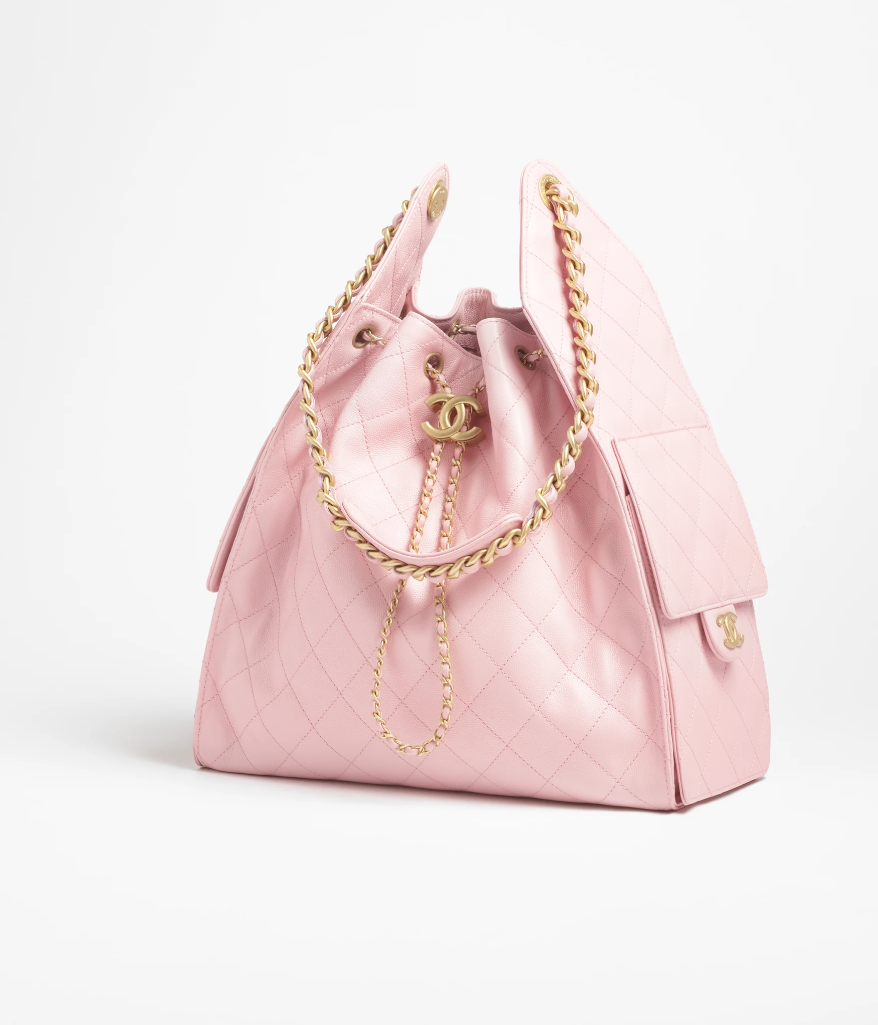 Sac à main CHANEL 25 Medium Rose clair - luxuryevafr