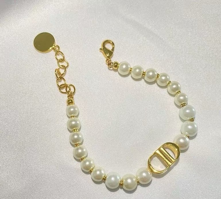 Collier et bracelet de perles Dior - luxuryevafr