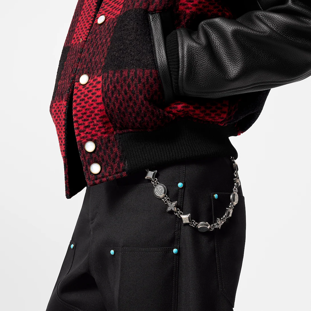 Ceinture et breloque de sac LV Western Chain M02031 - luxuryevafr