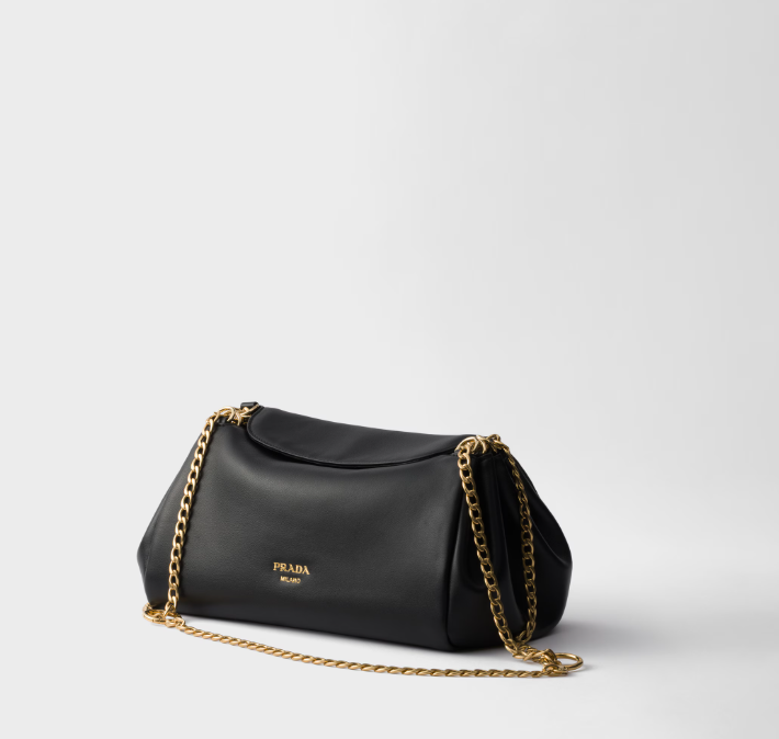 Petit sac en cuir nappa Prada Tumulte - Noir - luxuryevafr