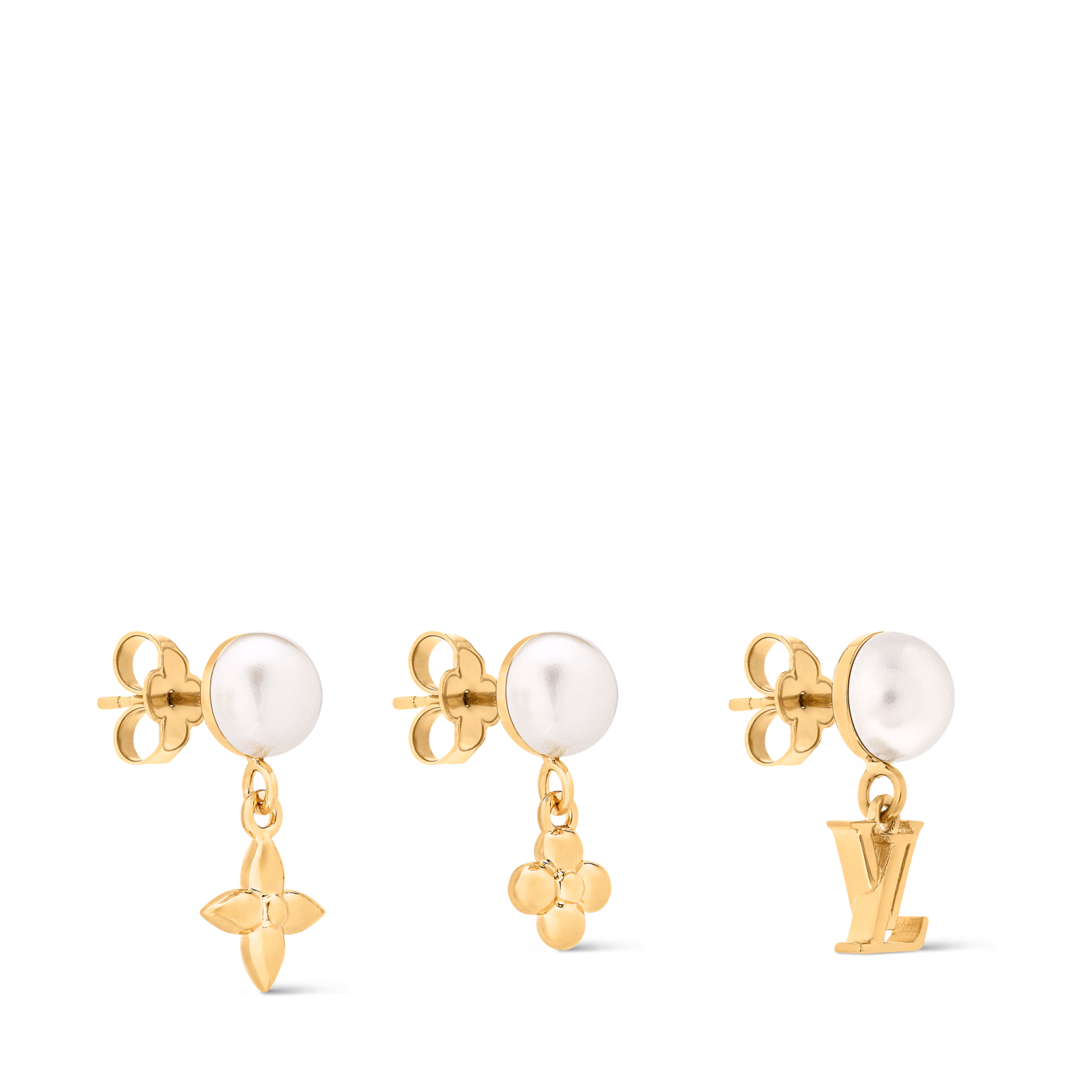 Boucles d'oreilles LV Pearl River M02810 - luxuryevafr