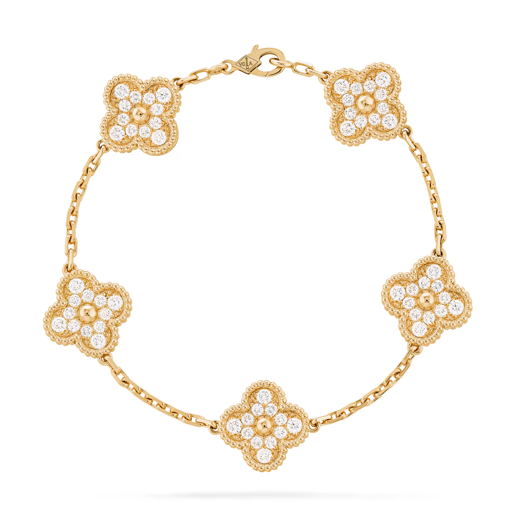 Bracelet Alhambra vintage, 5 motifs - luxuryevafr