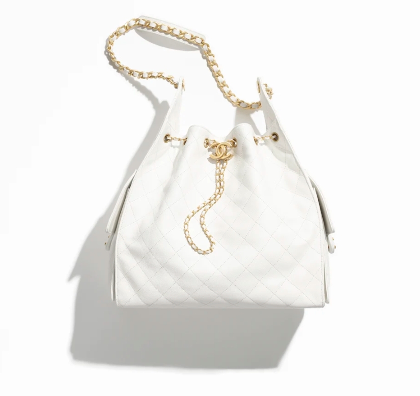 Sac à main CHANEL 25 Medium - Blanc - luxuryevafr
