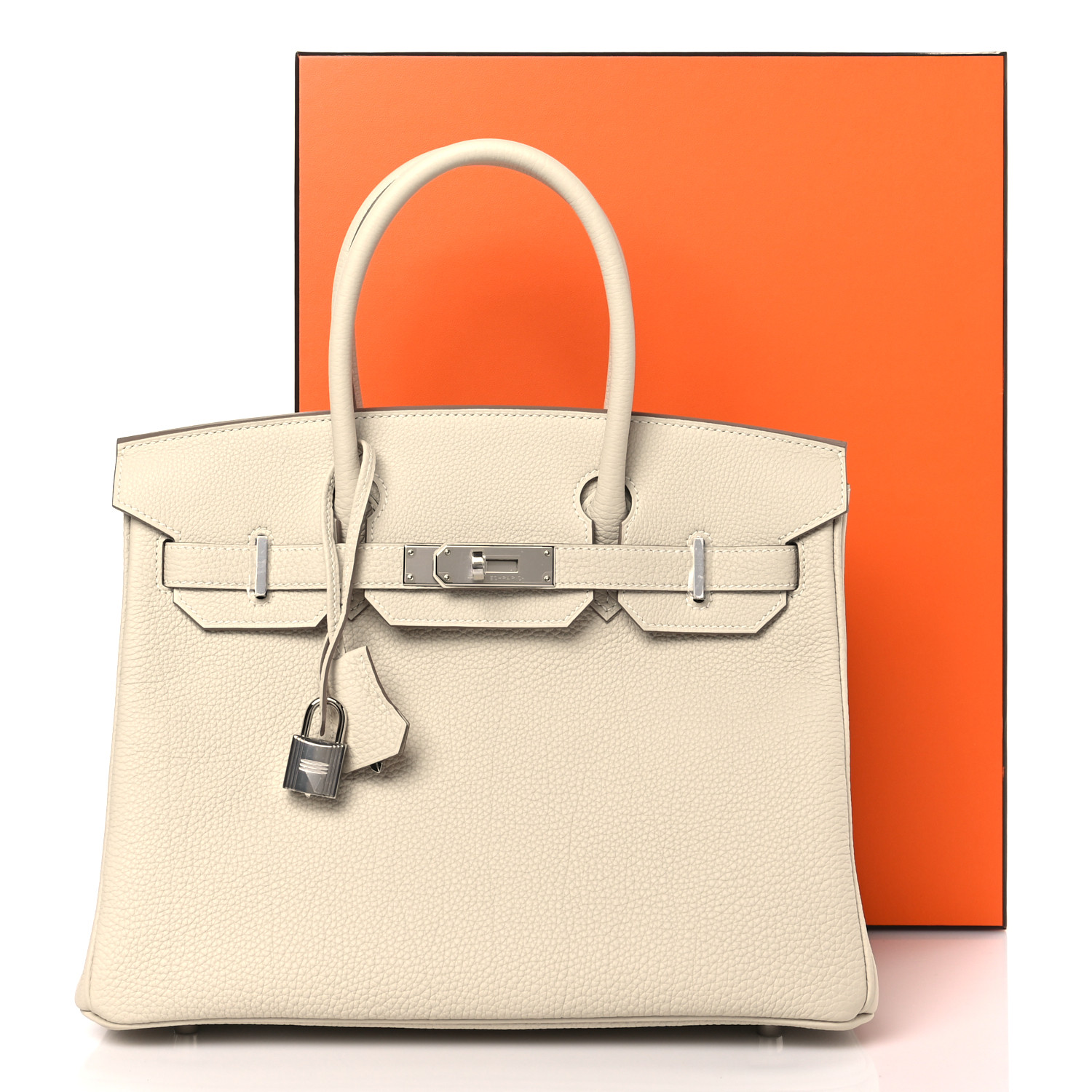 Togo Birkin 30 Craie（Silver Lock） - luxuryevafr