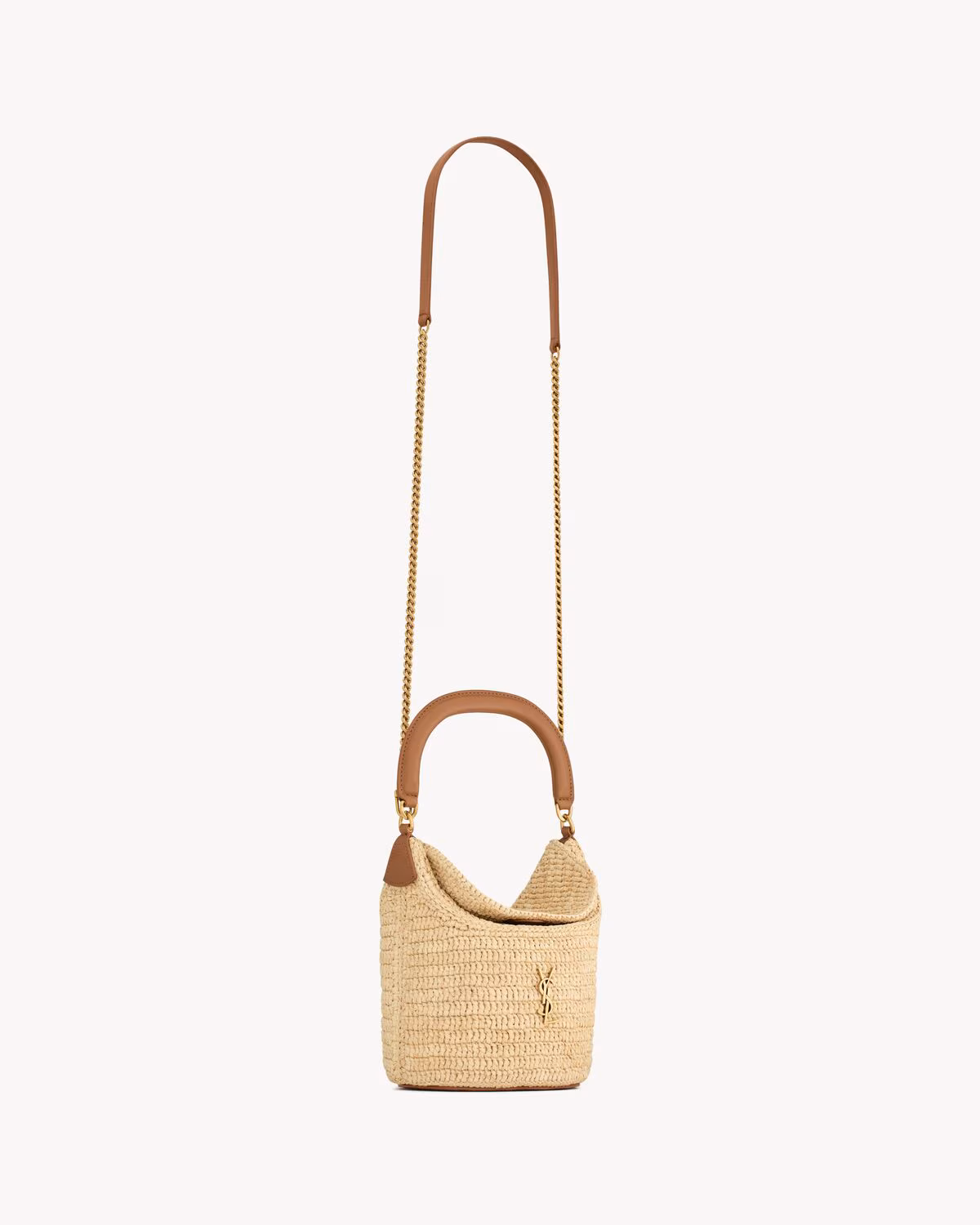 Sac seau YSL GABY en raphia - luxuryevafr