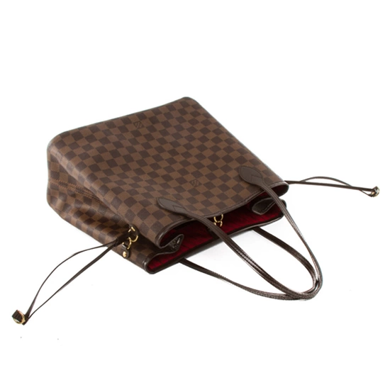 Louis Vuitton N51105 Neverfull MM Sac à bandoulière Damier Ebene Toile - luxuryevafr