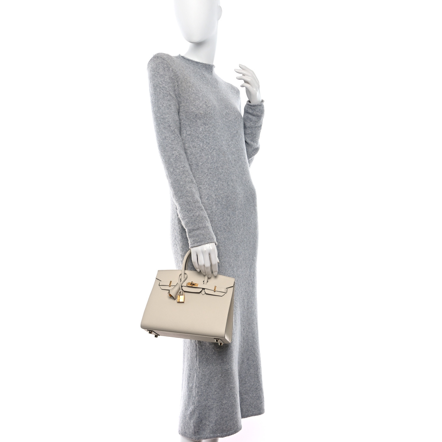 Epsom Birkin Sellier 25 Craie - luxuryevafr