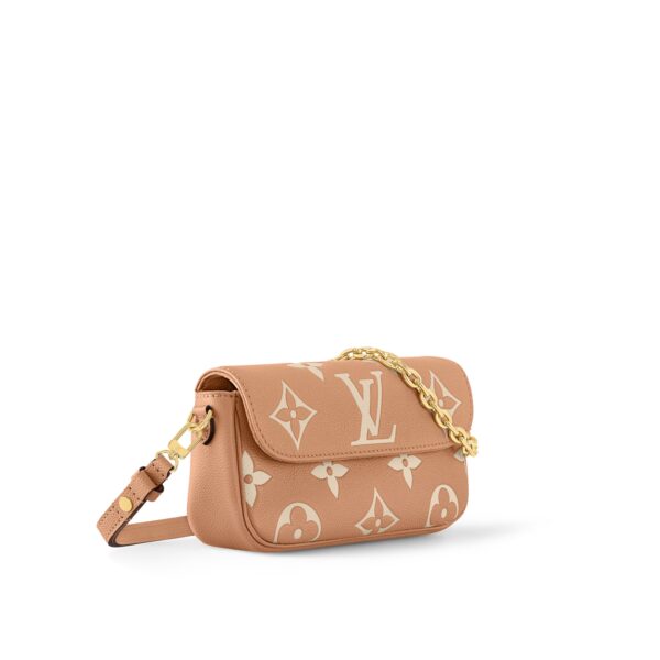 Portefeuille à chaîne Louis Vuitton M12758 Ivy Arizona / Crème - luxuryevafr