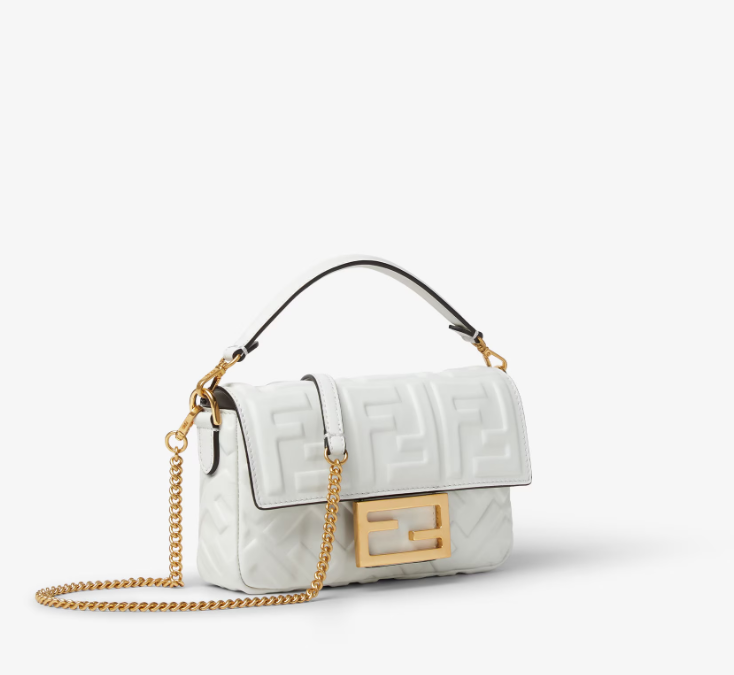 Mini Baguette FENDI Blanche - luxuryevafr