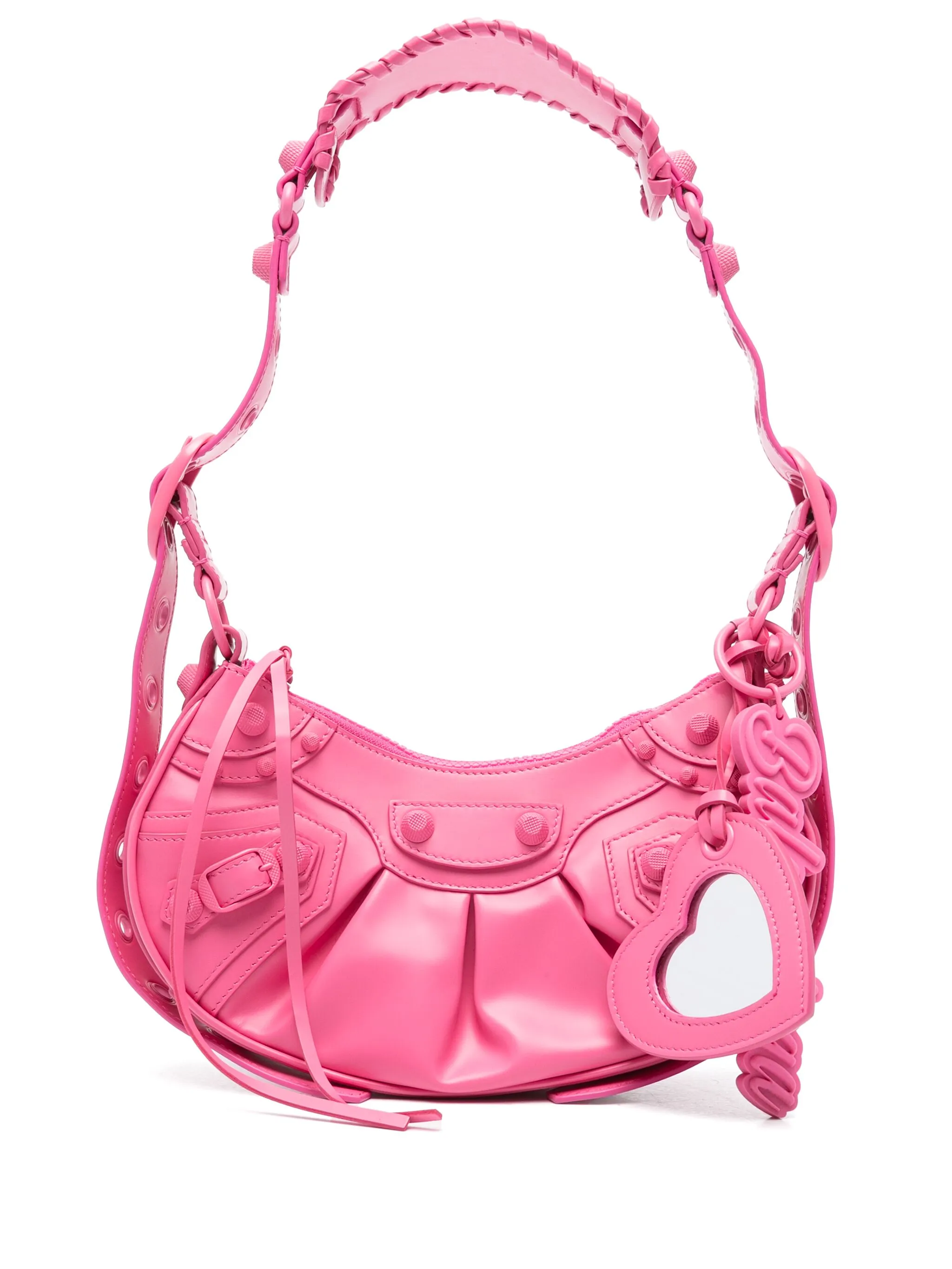Sac Balenciaga en cuir rose bonbon Faible stock - luxuryevafr