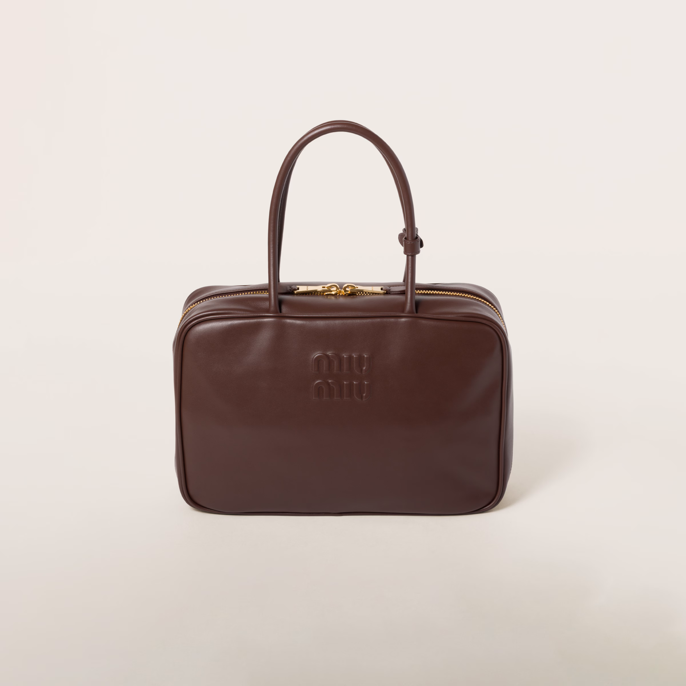 MIUMIU Cuir Beau Bag Large-Briarwood - luxuryevafr