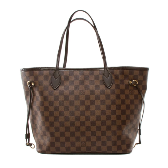 Louis Vuitton N51105 Neverfull MM Sac à bandoulière Damier Ebene Toile - luxuryevafr