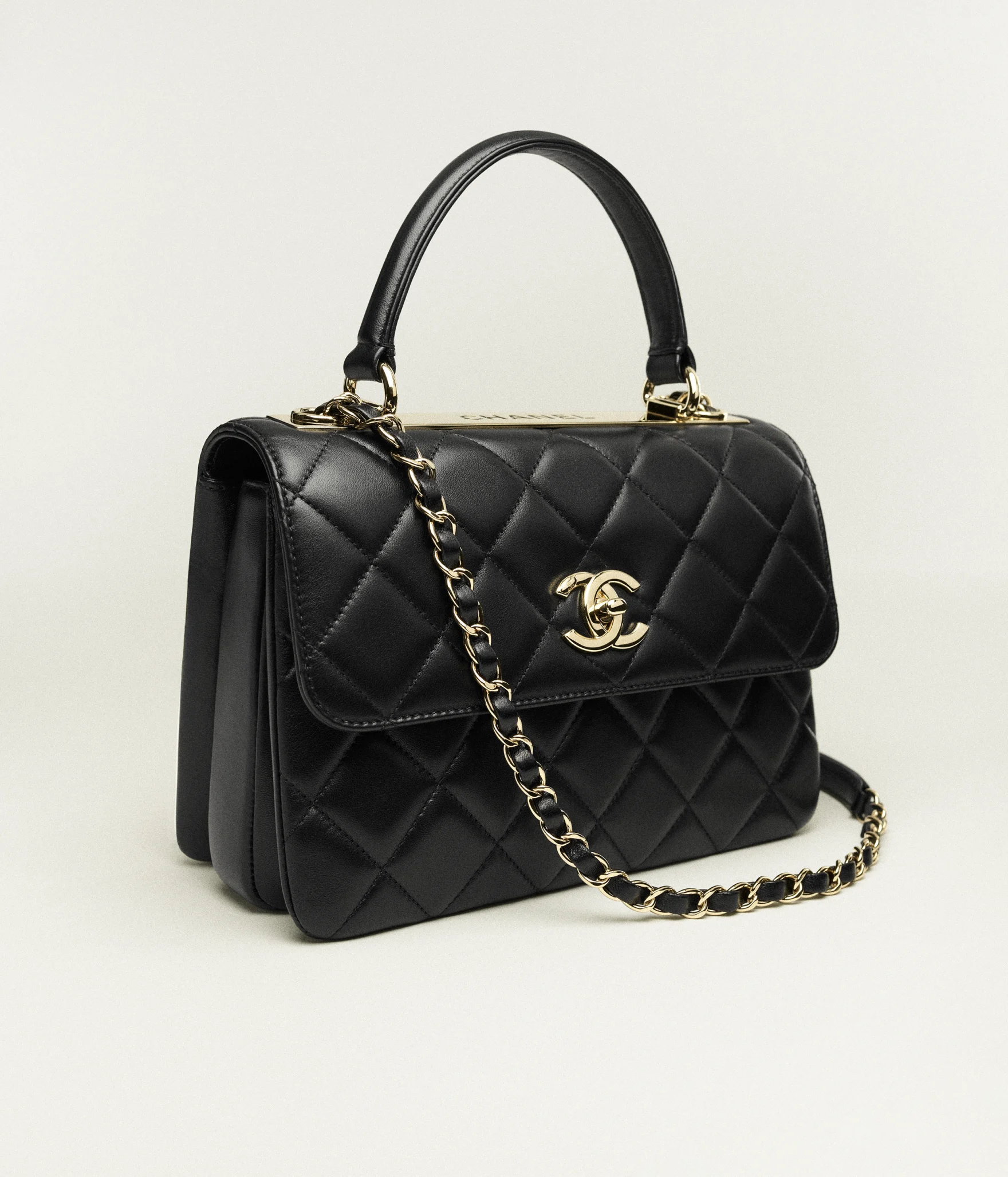 Sac à rabat Chanel Trendy CC avec poignée supérieure - luxuryevafr