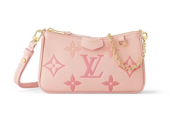 Pochette Louis Vuitton Easy Pouch en rose dégradé - luxuryevafr