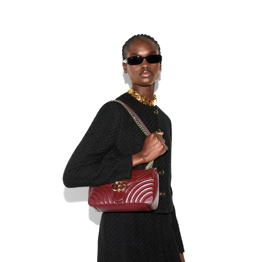 Gucci GG Marmont — Cuir matelassé chic - luxuryevafr
