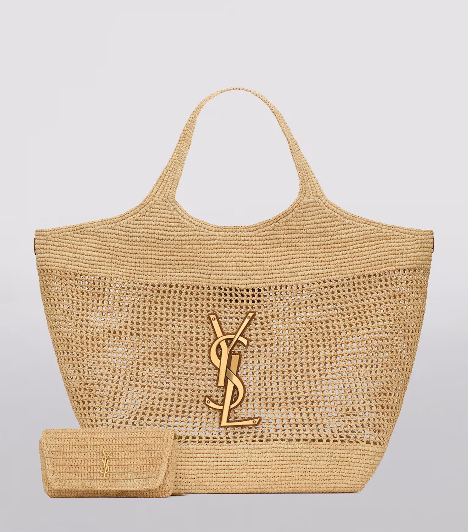Saint Laurent Raffia Icare Tote Bag - luxuryevafr