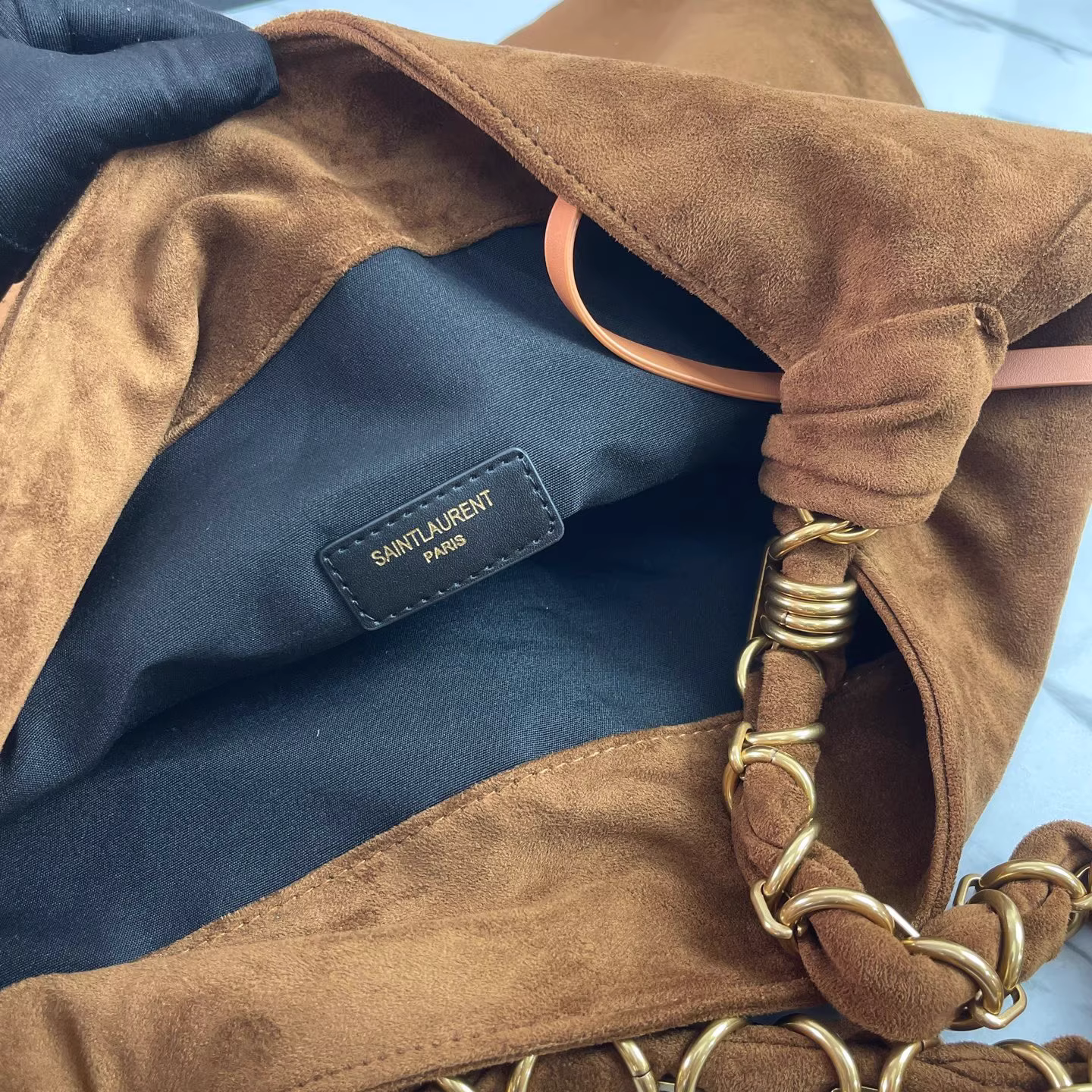 YSL AMALIA en daim - luxuryevafr