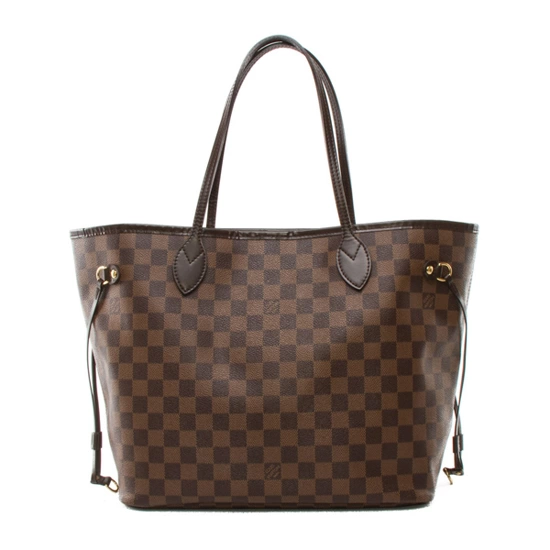 Louis Vuitton N51105 Neverfull MM Sac à bandoulière Damier Ebene Toile - luxuryevafr