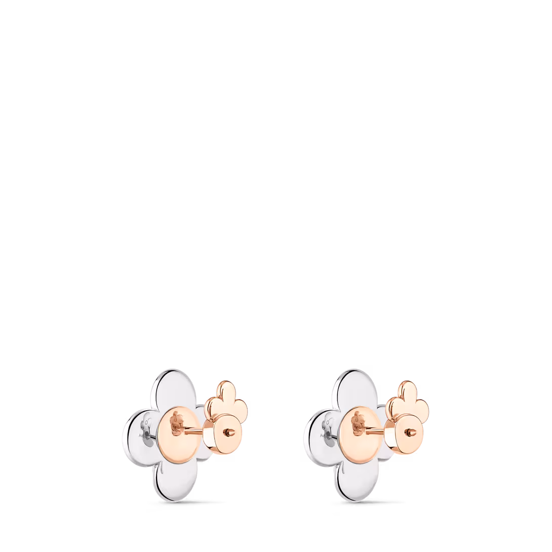 Boucles d'oreilles LV Vivienne, 3 ors et diamants Q16742 - luxuryevafr
