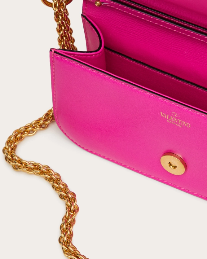 Petit sac à main en cuir de veau Valentino Garavani LOCÒ - luxuryevafr