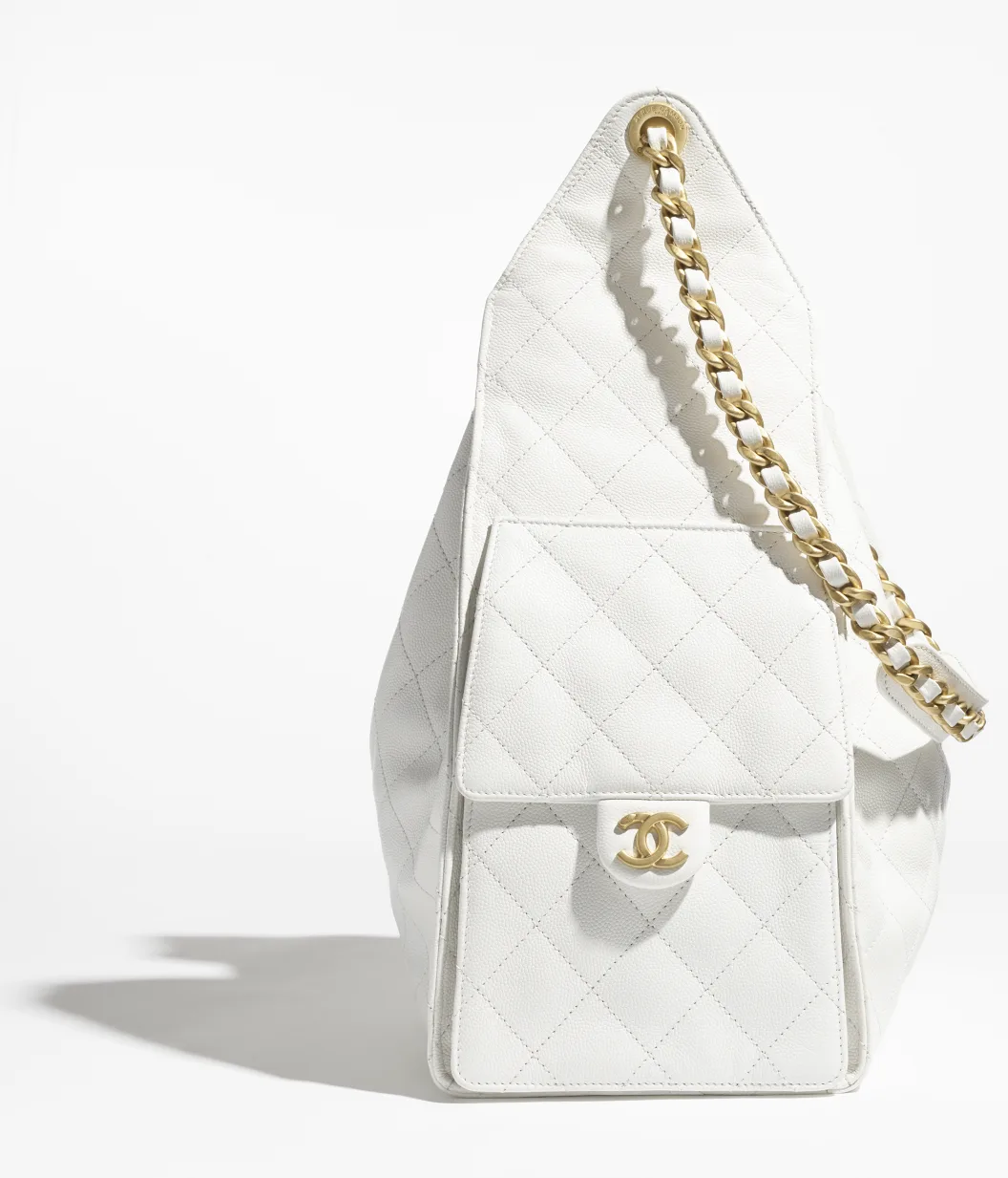 Sac à main CHANEL 25 Medium - Blanc - luxuryevafr
