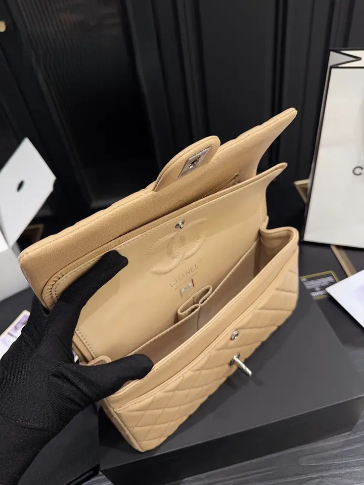 Sac à rabat classique Chanel - Caramel - luxuryevafr