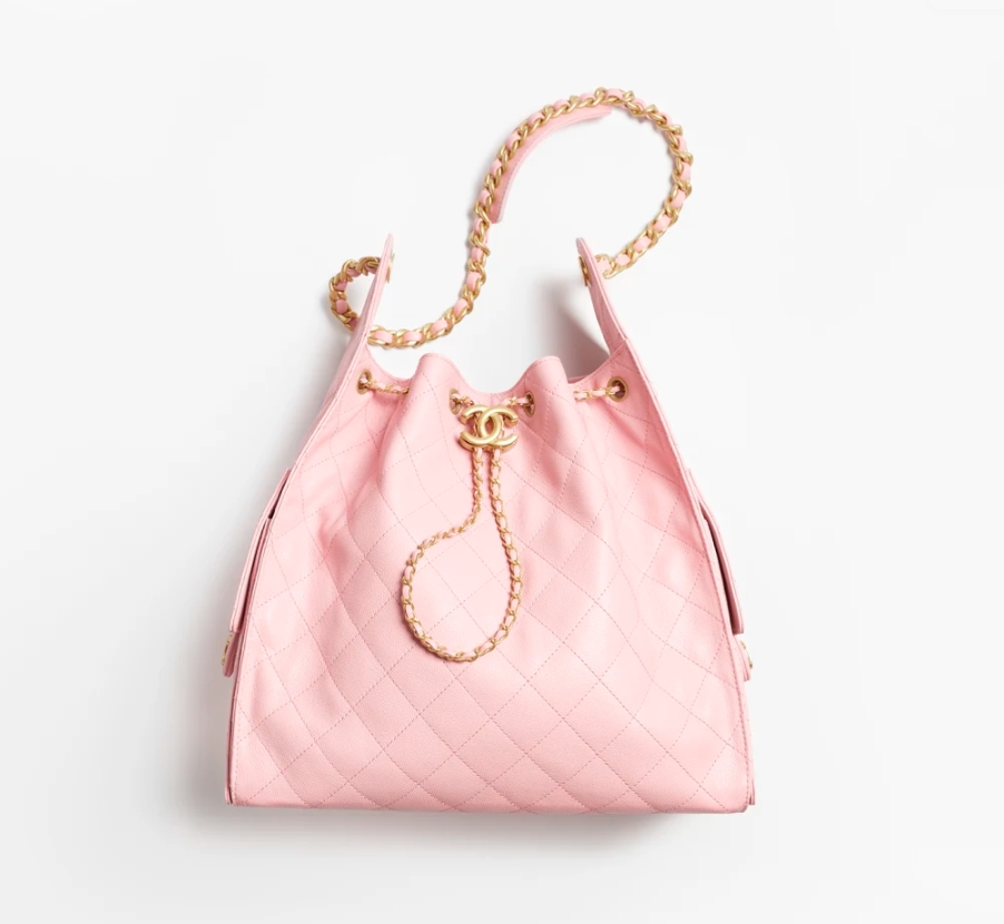 Sac à main CHANEL 25 Medium Rose clair - luxuryevafr