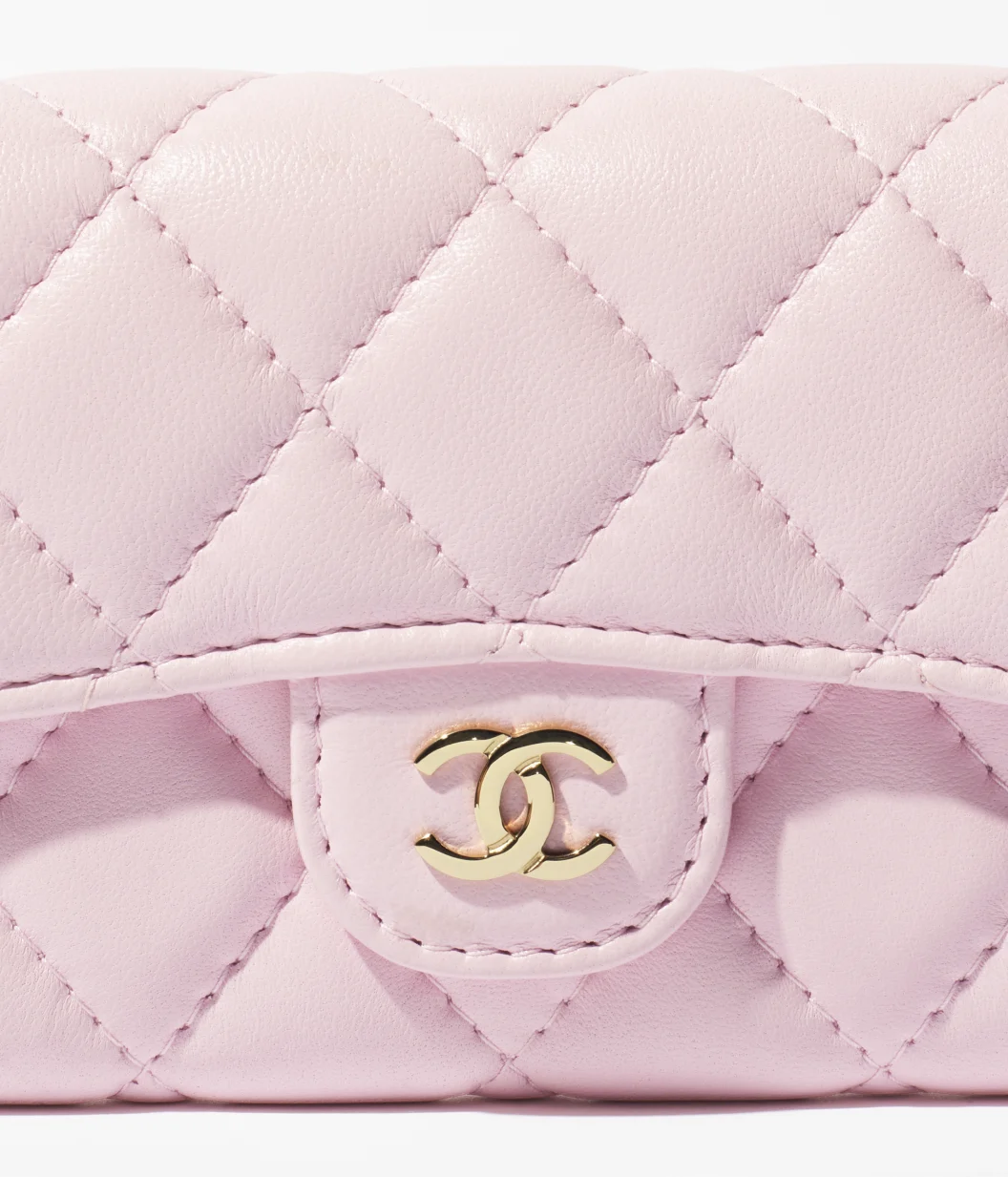 Porte-cartes classique CHANEL - Rose clair - luxuryevafr