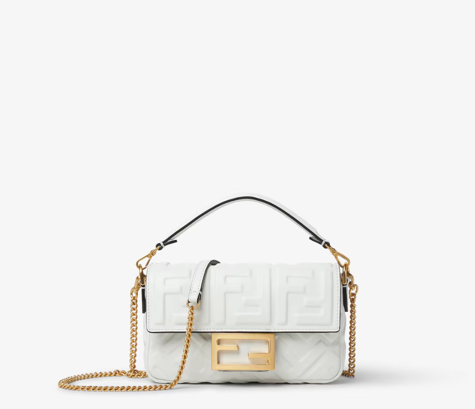 Mini Baguette FENDI Blanche - luxuryevafr