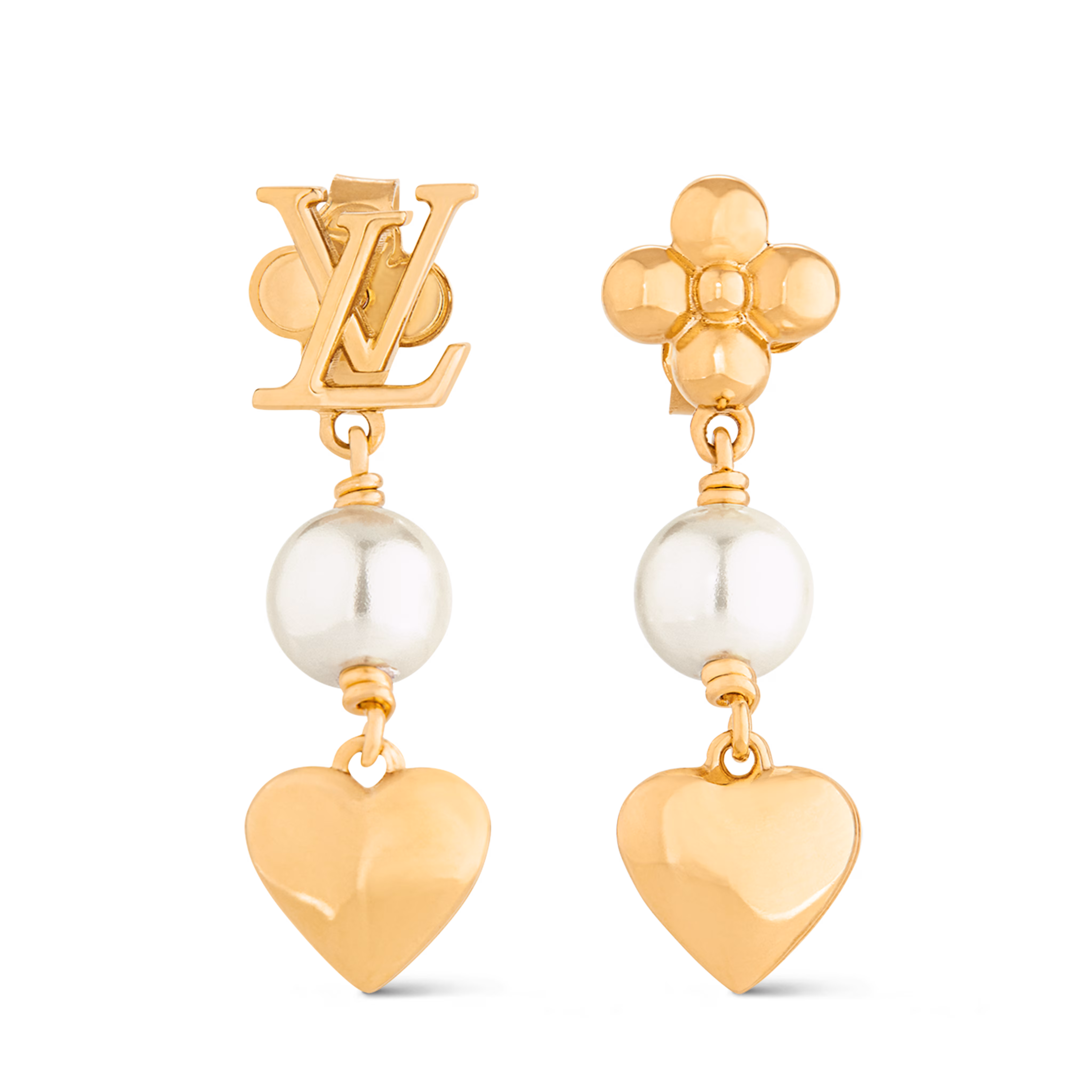 Boucles d'oreilles LV Blooming Pearls M02386 - luxuryevafr