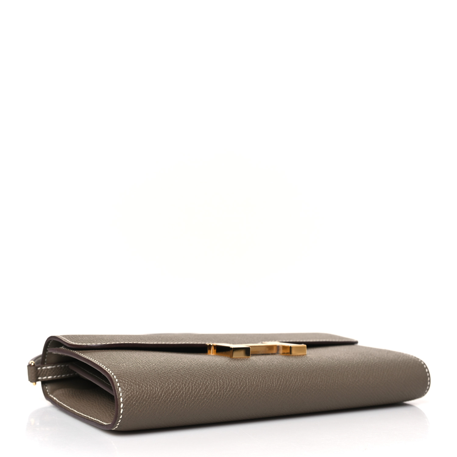 Portefeuille Epsom Constance Long To Go Étoupe - luxuryevafr