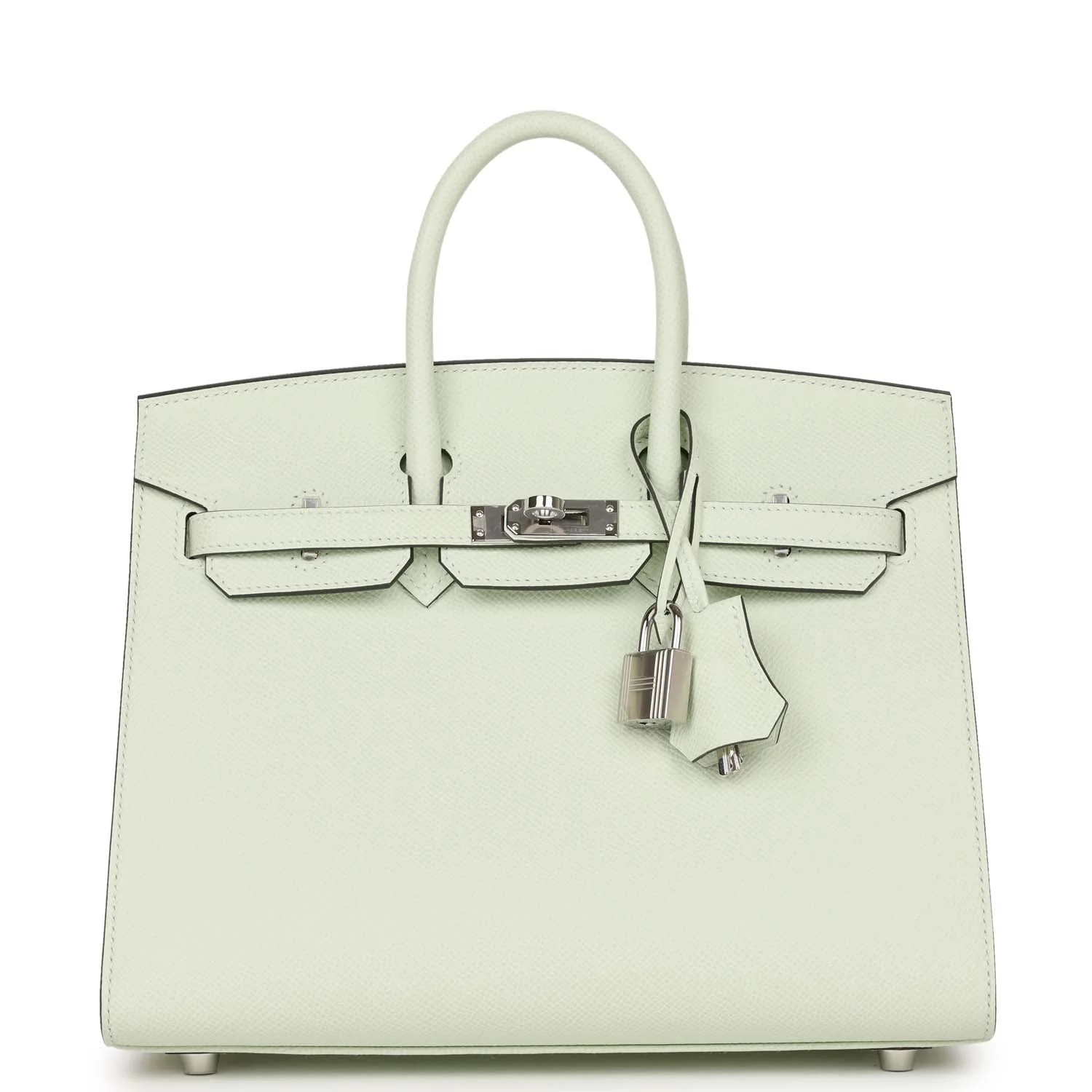 Hermes Birkin Sellier 25 Vert Fizz Epsom Ferrures Palladium - luxuryevafr