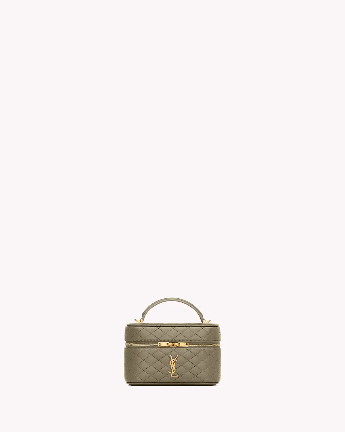 Sac vanity YSL GABY en cuir d'agneau - STRONG MOSS - luxuryevafr