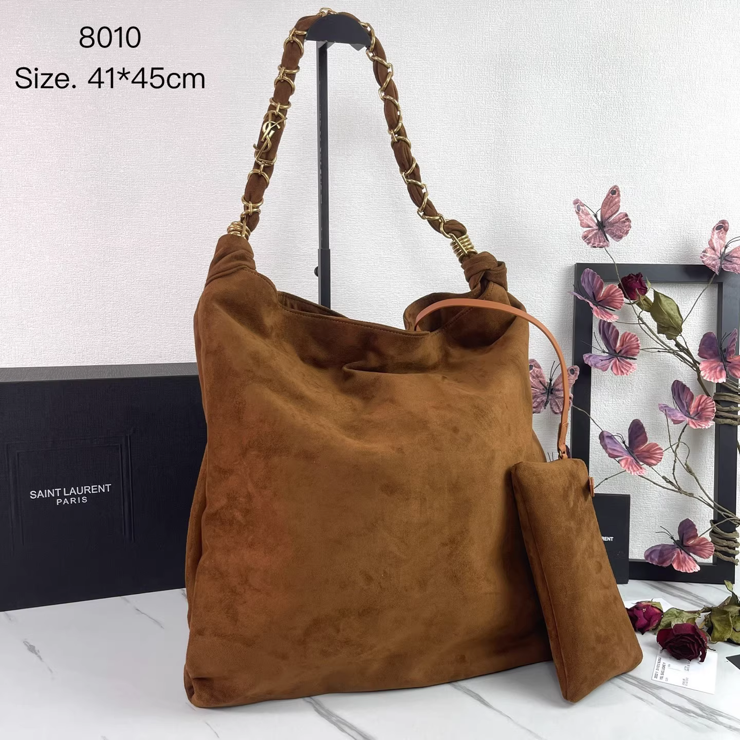 YSL AMALIA en daim - luxuryevafr