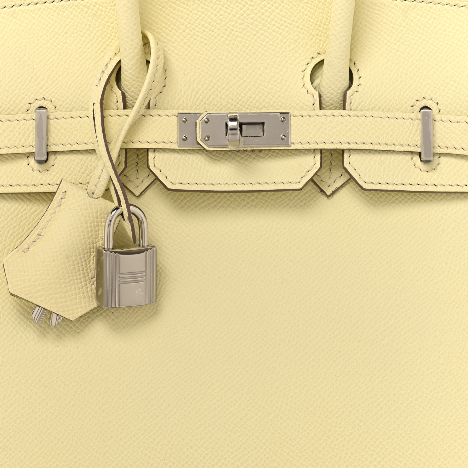 Epsom Birkin Sellier 25 Jaune Milton - luxuryevafr