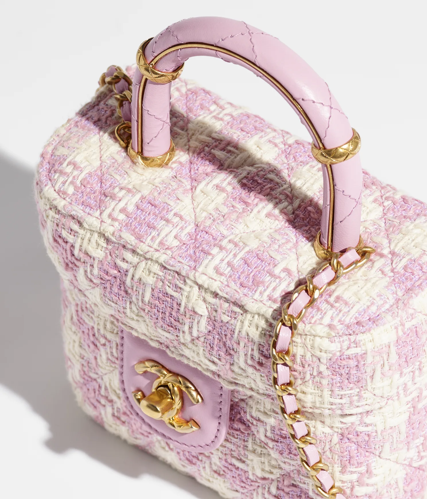 PETITE TROUSSE DE VANITY - Rose et écru - luxuryevafr