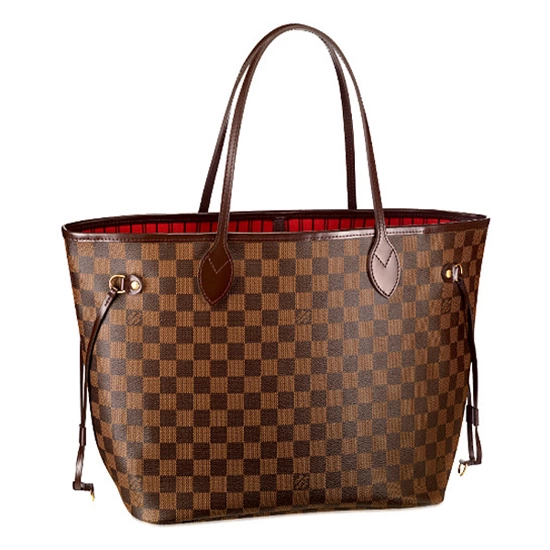 Louis Vuitton N51105 Neverfull MM Sac à bandoulière Damier Ebene Toile - luxuryevafr