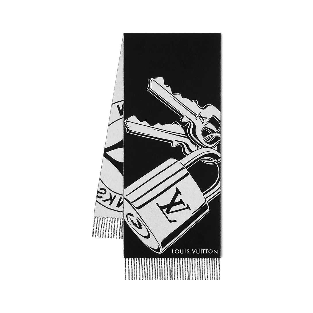 Écharpe LV Lock And Keys M92855 - luxuryevafr