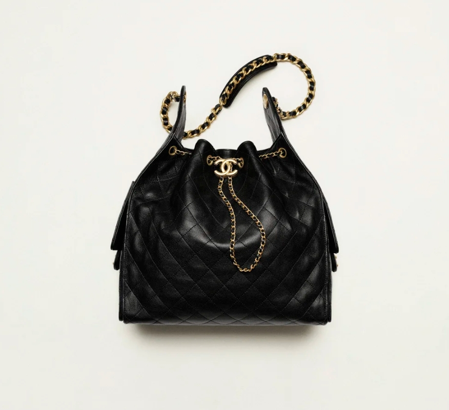 Sac à main CHANEL 25 moyen noir - luxuryevafr