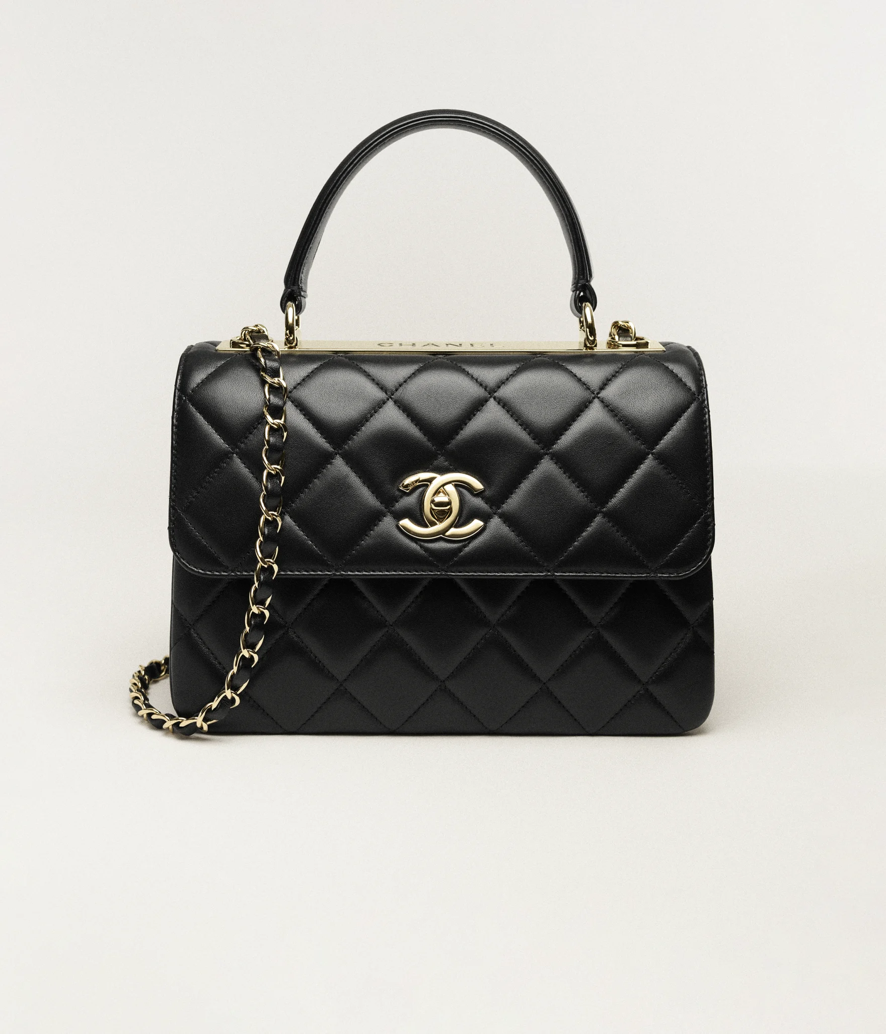 Sac à rabat Chanel Trendy CC avec poignée supérieure - luxuryevafr