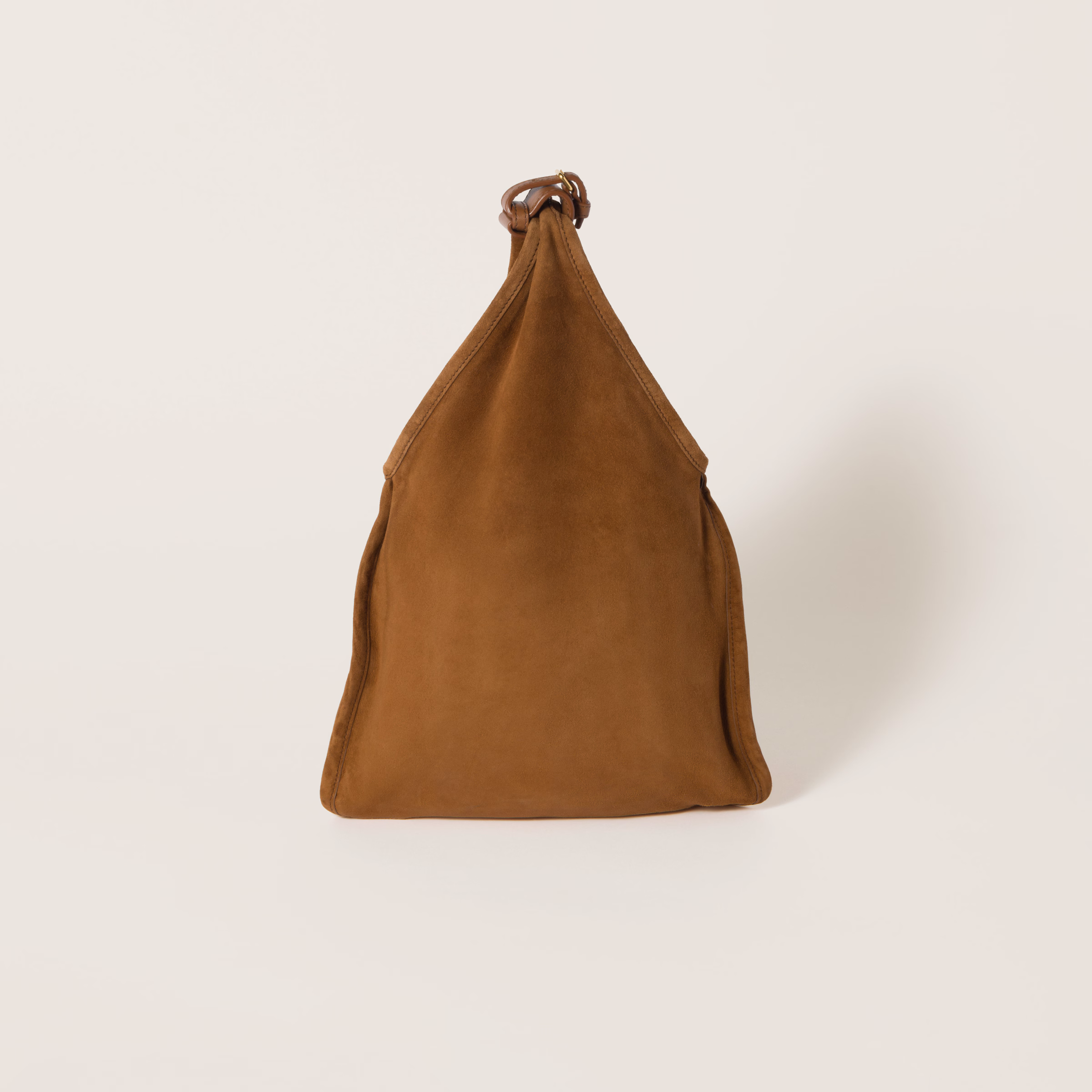 Sac MiuMiu en daim avec motif en chêne - luxuryevafr