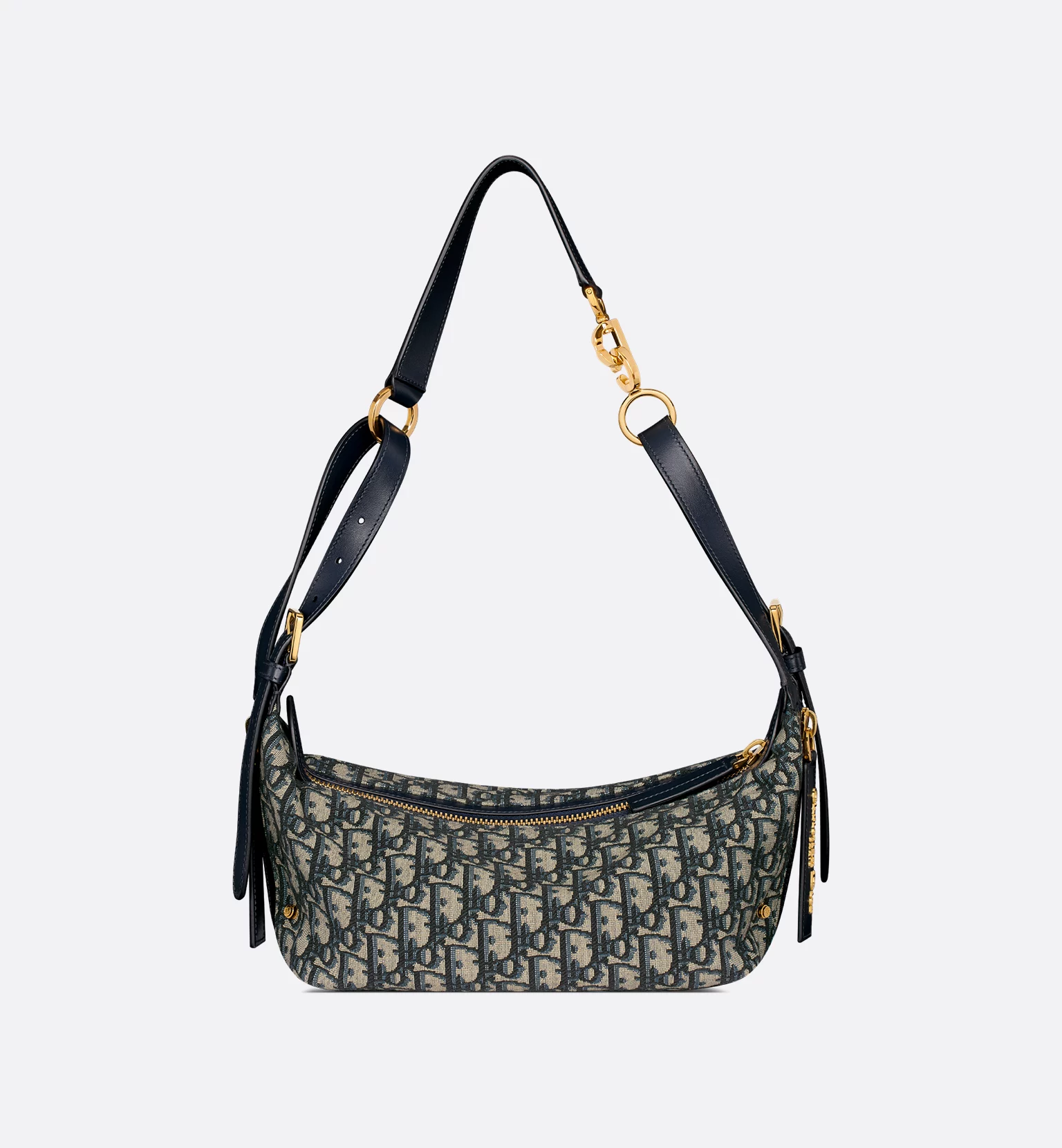 Petit sac D-Journey DIOR - Jacquard Dior Oblique bleu - luxuryevafr