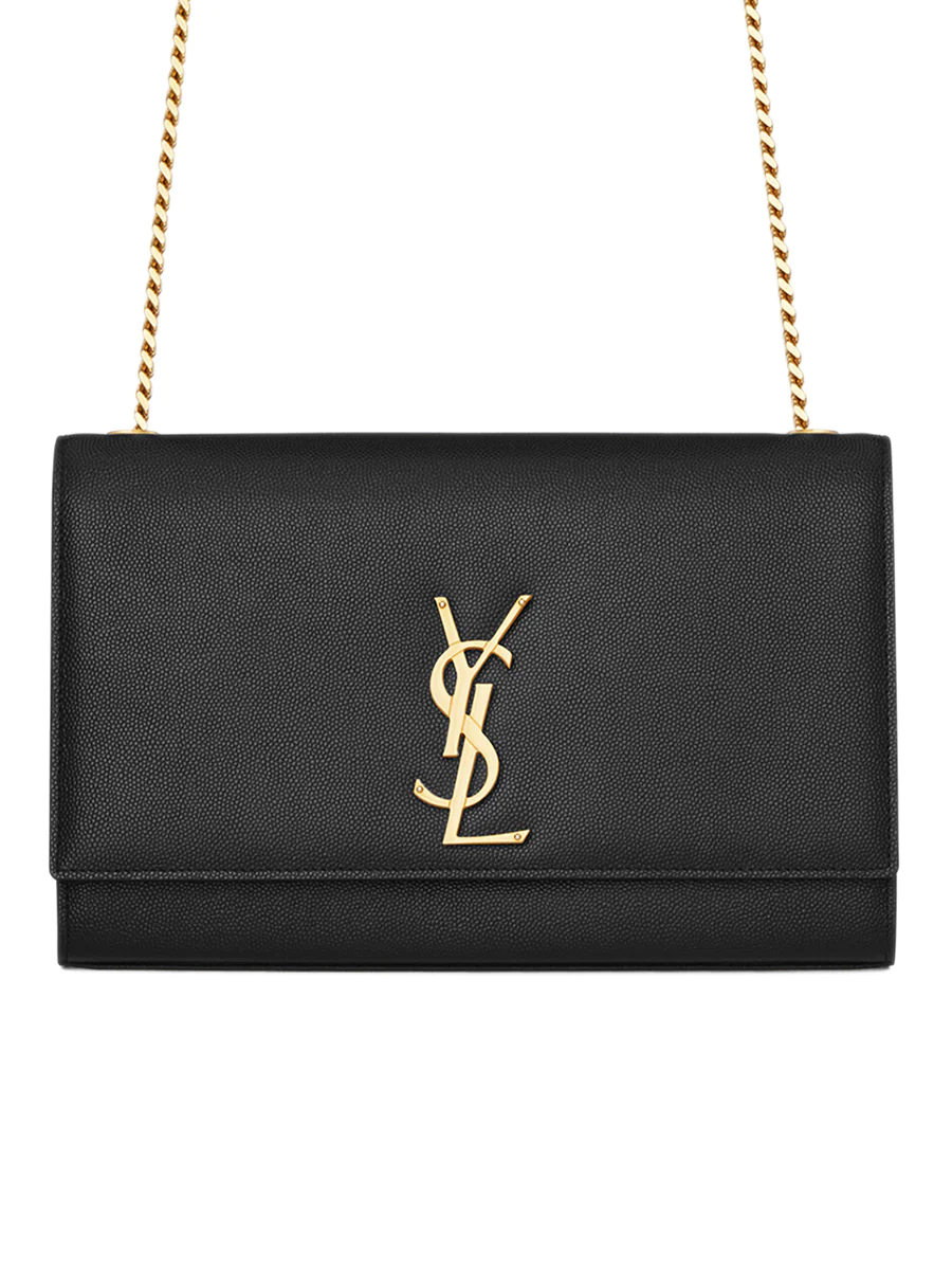 Kate Medium en cuir gaufré grain de poudre - luxuryevafr