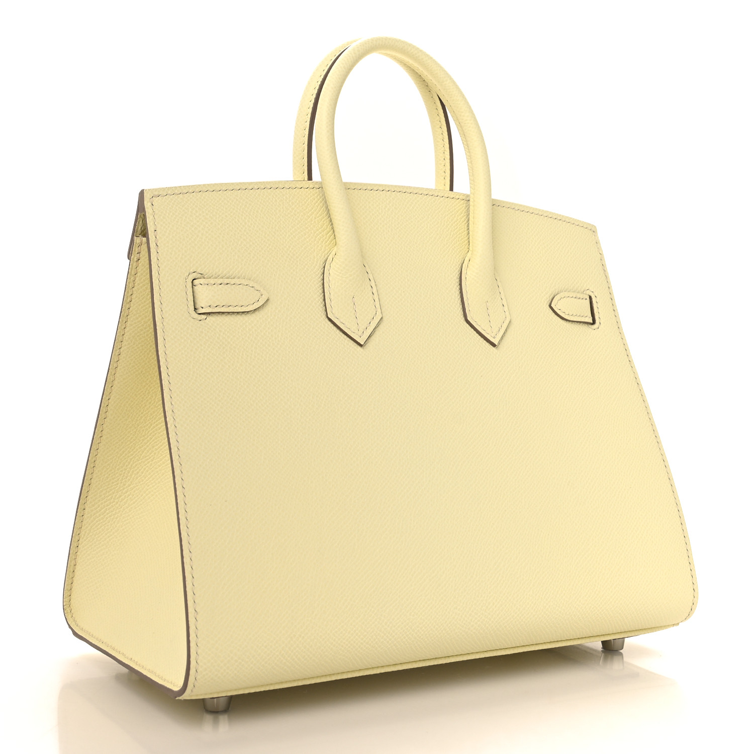 Epsom Birkin Sellier 25 Jaune Milton - luxuryevafr